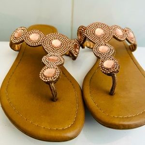 Rose Gold Sandals